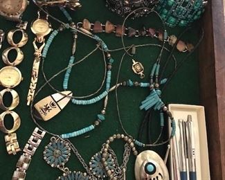 Sterling silver and turquoise