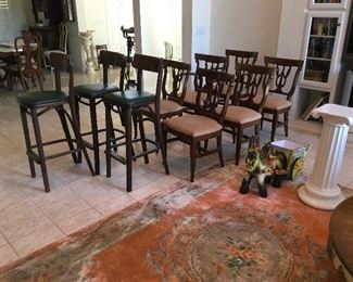 Fabulous bar chairs and dining chairs