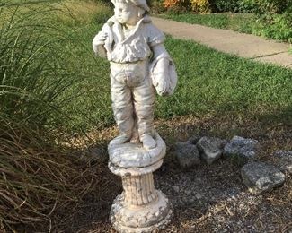 cement garden statue