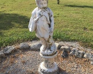 cement garden statue