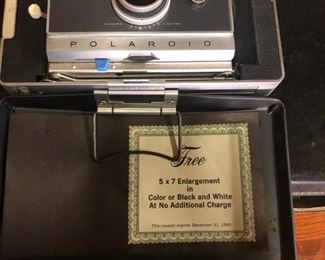 Vintage Poloroid with Case