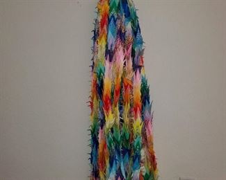 1000 Cranes origami....Japanese legend....If you're lucky enough to have been gifted one of these-you are granted your deepest wish!