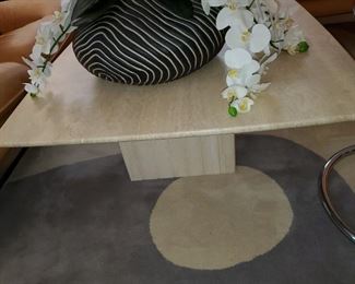 Italian marble coffee table-perfect size too