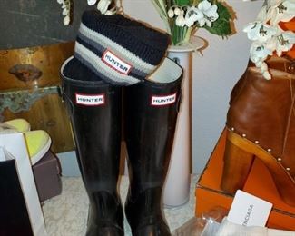 Hunter boots like new size 6
