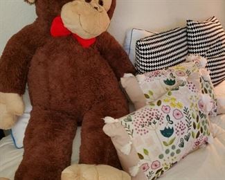 SUPER BIG MONKEY with Anthropologie like Pillows!