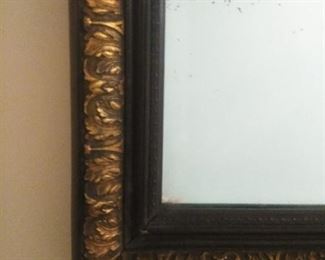 vintage framed mirror