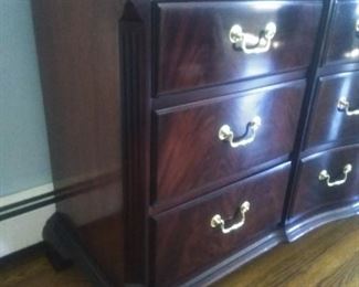 Triple dresser detail