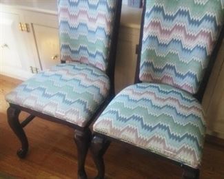 Pair of side chairs