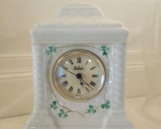 Beleek porcelain clock