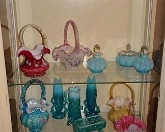 Opalescent & Fenton Glass