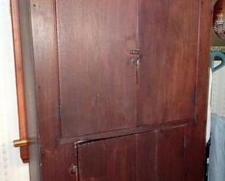 Country Walnut Blind Door Cupboard