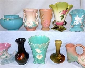 Art Pottery, Weller, Hull Art, Louwelsa