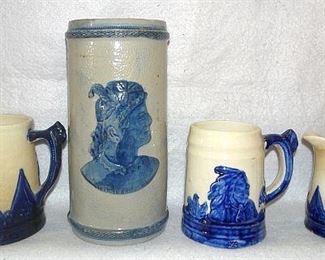 Sleepy Eye Stoneware, Blue & White Pottery