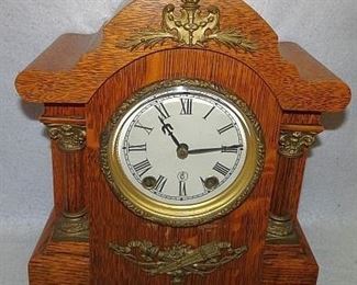Oak Seth Thomas mantle Clock
