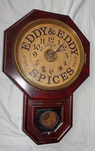Eddy & Eddy Spices, St. Louis Advertising Wall Clock