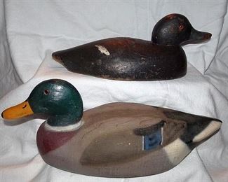 Collection Of Wooden Duck Decoys