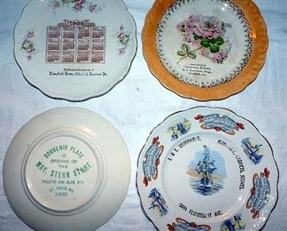 Advertising & Calendar Plates From St. Louis, MO, Columbia, IL