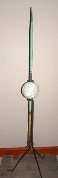 Weathervane Lightning Rod W/Ball