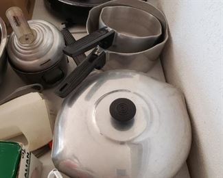 vintage pots and pans