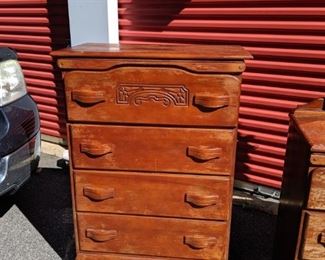 Vintage chest of drawers.
