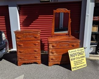 Asking $185 each. Matching vanity and chest of drawers. 