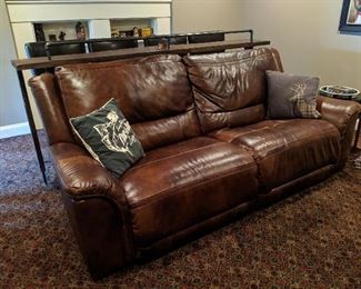 Leather couch