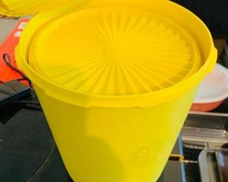 Tupperware canisters