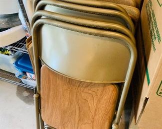 Metal folding chairs