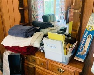 Dresser with mirror