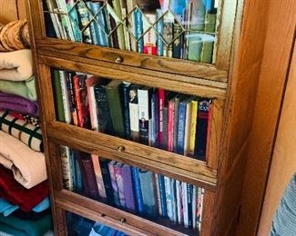 4 stack oak bookcase