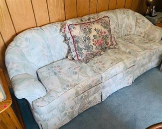 Vintage flowered couch