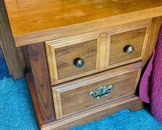 oak nightstand