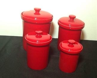 Red Canister Set