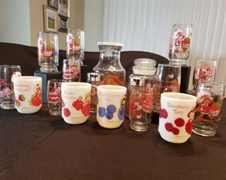 Vintage Strawberry Shortcake Glassware