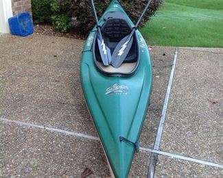 Loon III Kayak.  Comes with Paddles, Life Jacket, and Kayak Dolly
