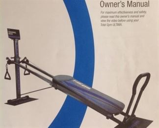 Total Gym Ultima w/all components and manuals