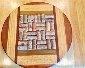 Beautiful wood Lazy Susan