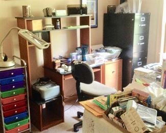 Office-2 2-Drawer Black Metal file Cabinets, 10-Drawer Mobile Organizer