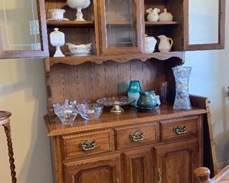 Oak hutch