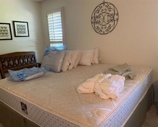 King bed.  Drexel headboards.