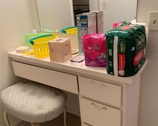 Personal products and vanity chair