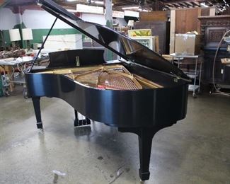 Steinway & Sons 1969 Model "B" 7' Black Satin Grand Piano #412052
