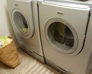 Top of line Bosch Washer and Dryer 1 yr old