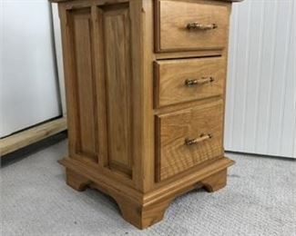 oak side table