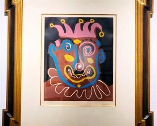 Lot 248 Pablo Picasso Le Vieux Roi Original Color Lino Cut