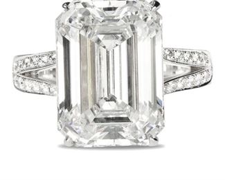 Lot 586 GIA Diamond Ring 18.88ct