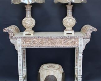 BUFFALO BONE CARVING