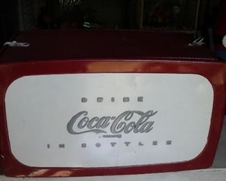 Vintage coca cola ice chest
