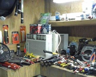 air conditioner, hand tools, power tools