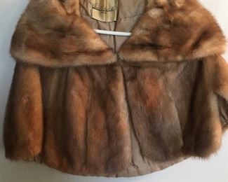 Vintage Fur Cape